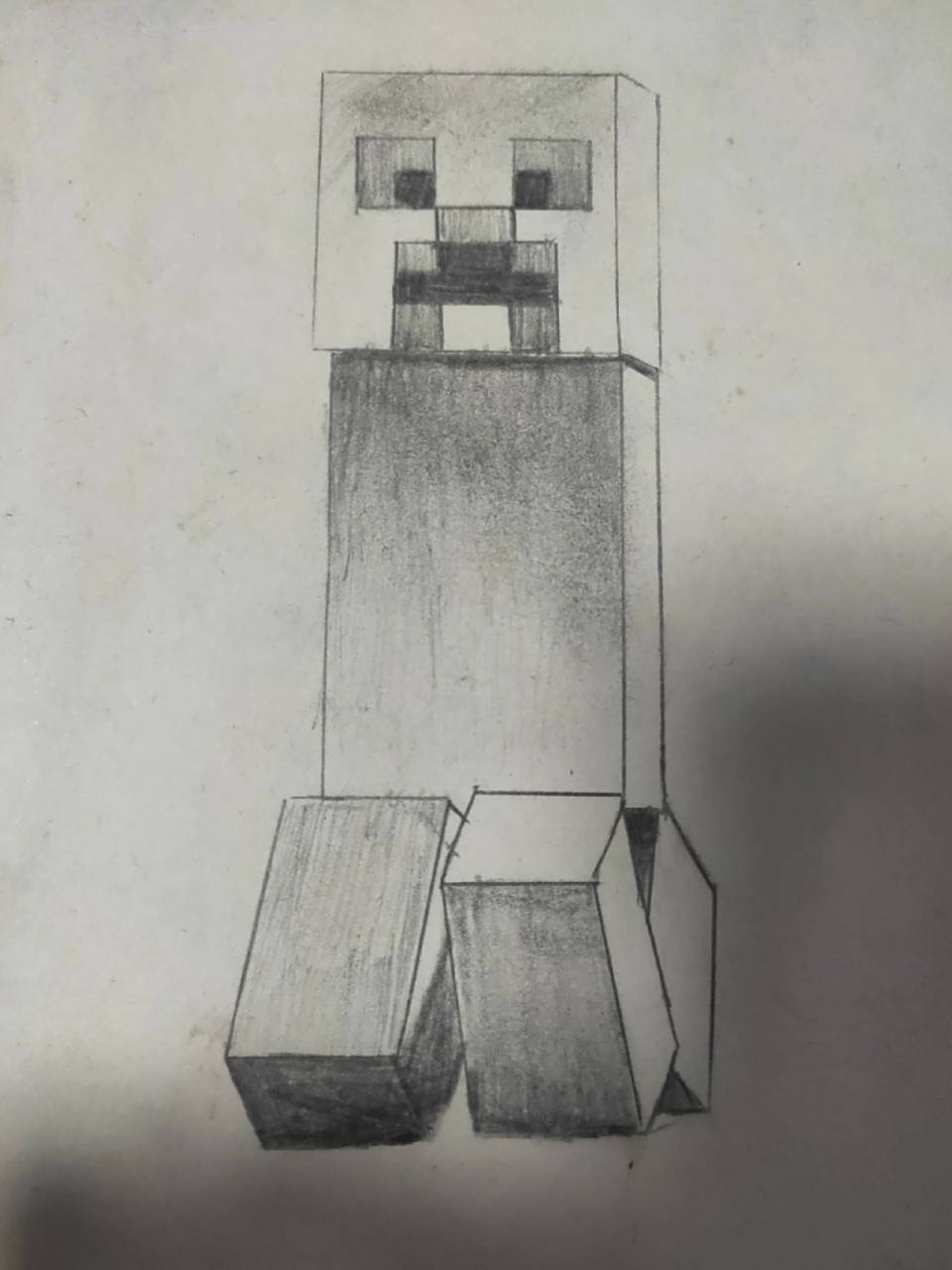 我的世界绘画 苦力怕 我的世界绘画 苦力怕