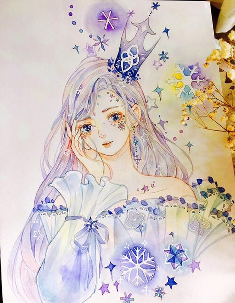 超好看的手绘漫画图片 🌸🌈🌟 这是我画了好久的漫画图片 🍓