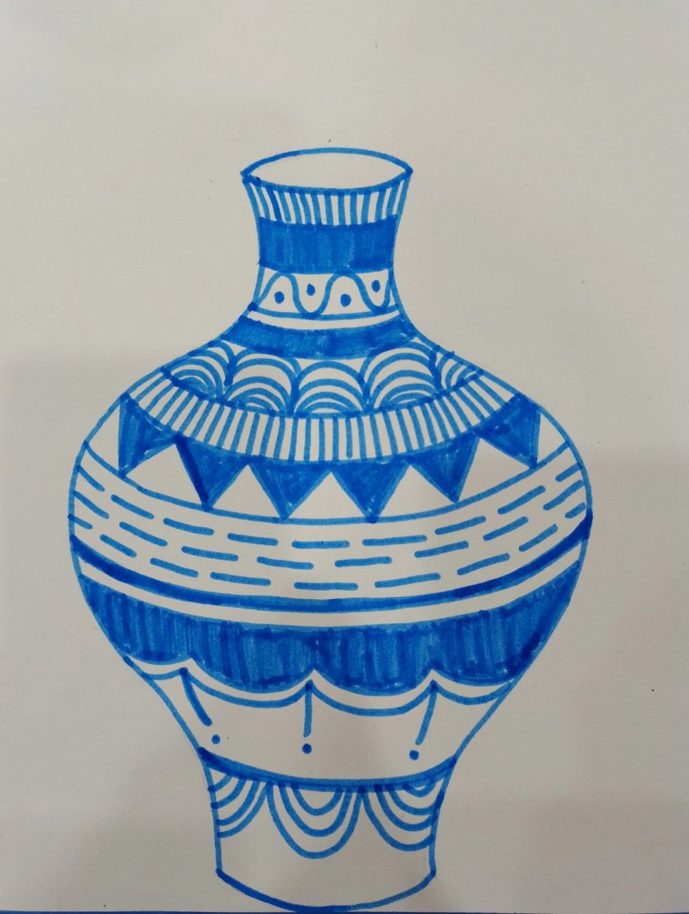 小学生陶瓷图画简单图片