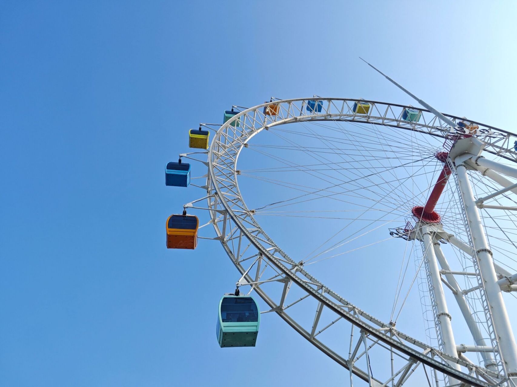 南京百家湖1912 百家湖1912摩天轮打卡,可惜没有等到夕阳与晚霞.