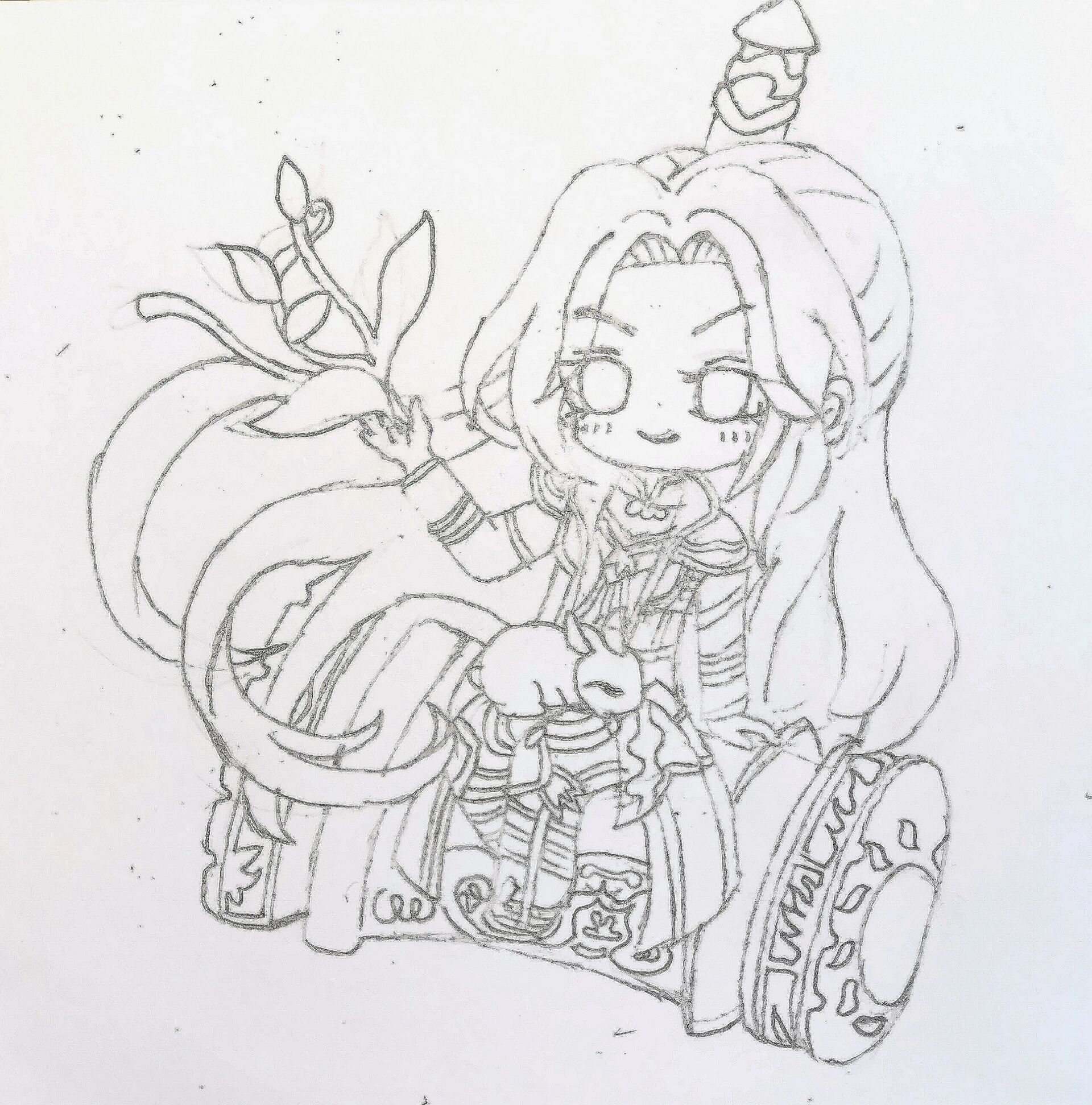 斗罗大陆q版唐三简笔画(非原创