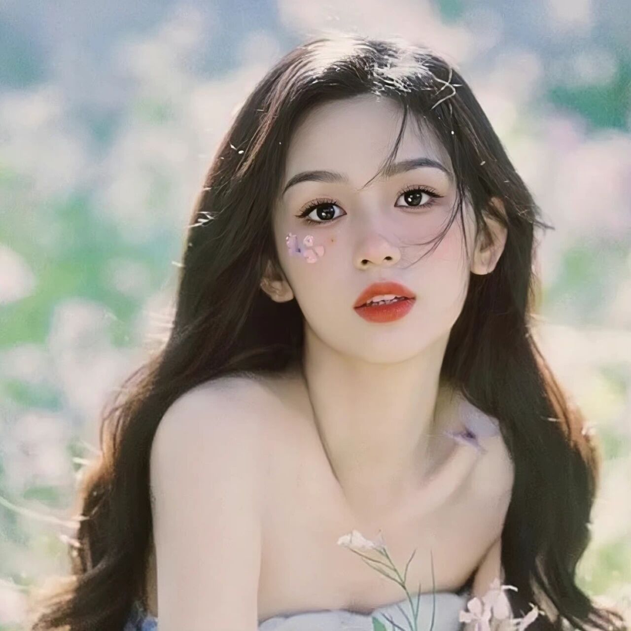 周也氛围感头像 我爱美女 真的就一整个青春片女主脸,图片来源于网络