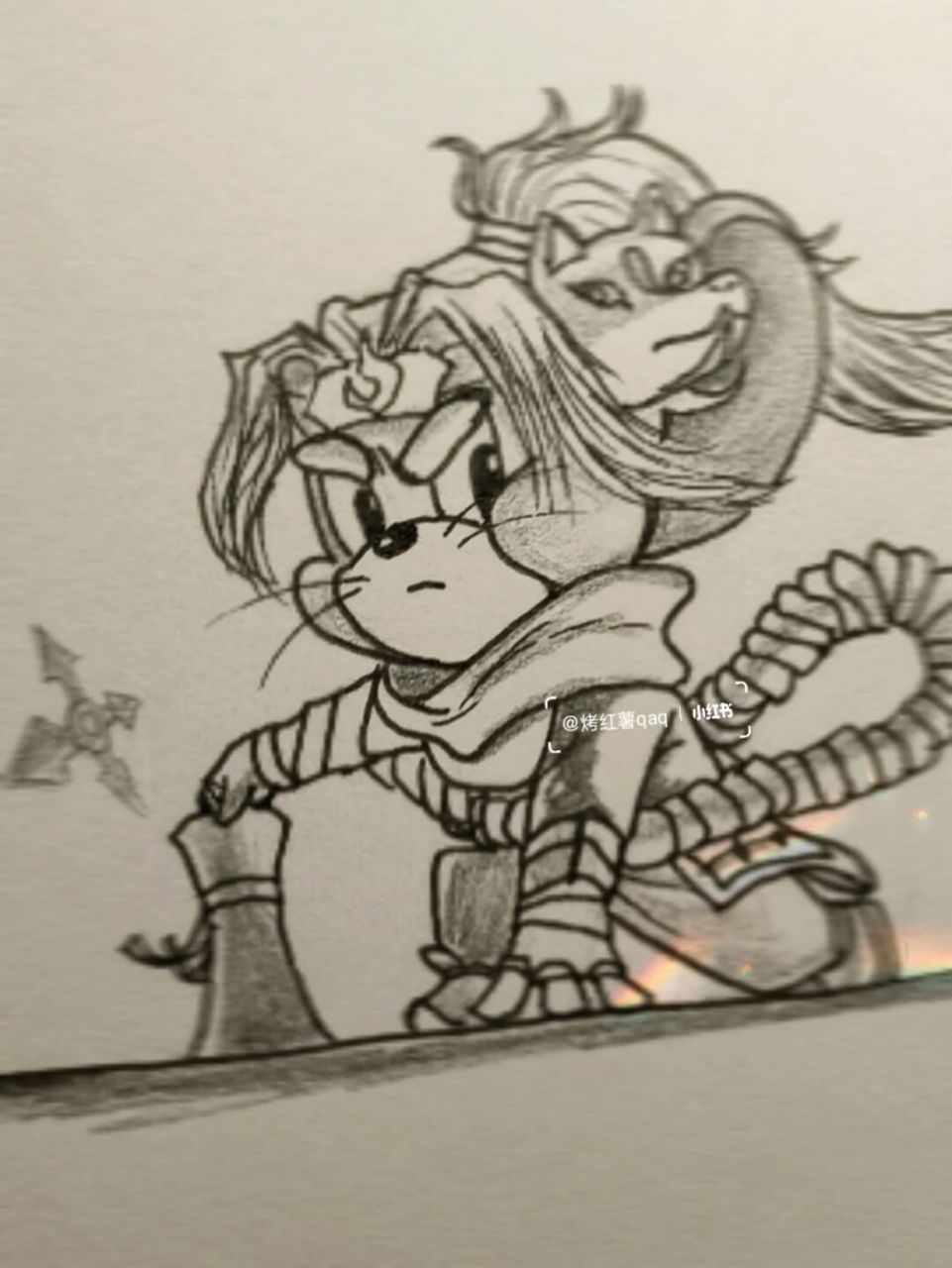 夜影忍者简笔画教程 有粉丝留言画这个[害羞],还有一个赤焰忍者画好就