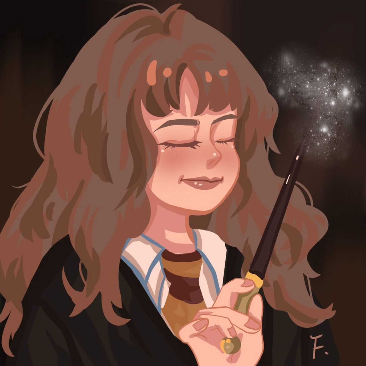 板绘 赫敏～ 临摹,卡通