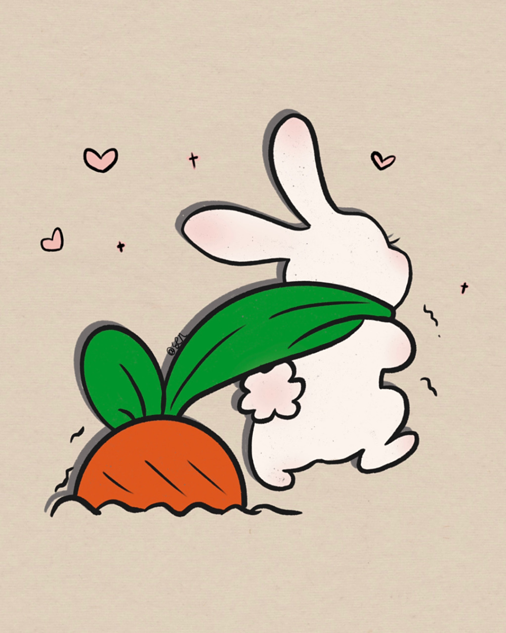 简笔画# #简笔画教程# #寻找小红书绘画大神# #画个简笔画# #兔子