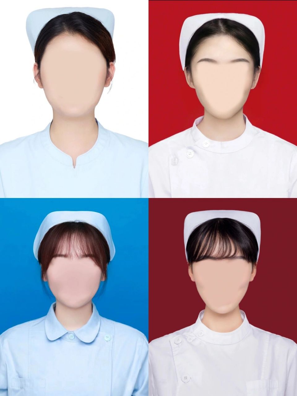 护士工作照简历照93精修换装换发型