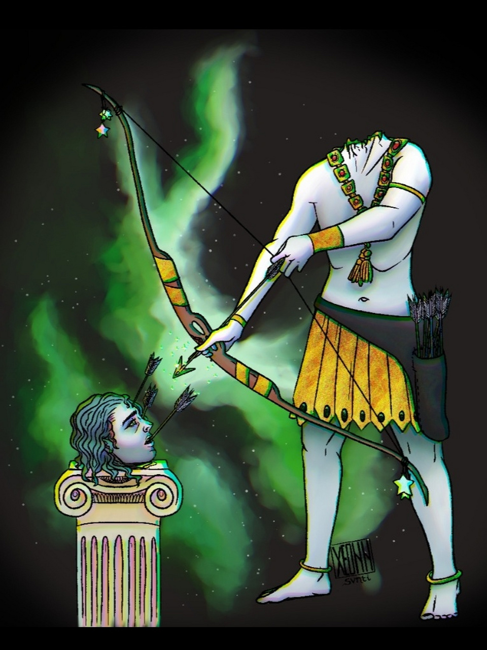 一组悲惨诡异的十二星座恐怖图片