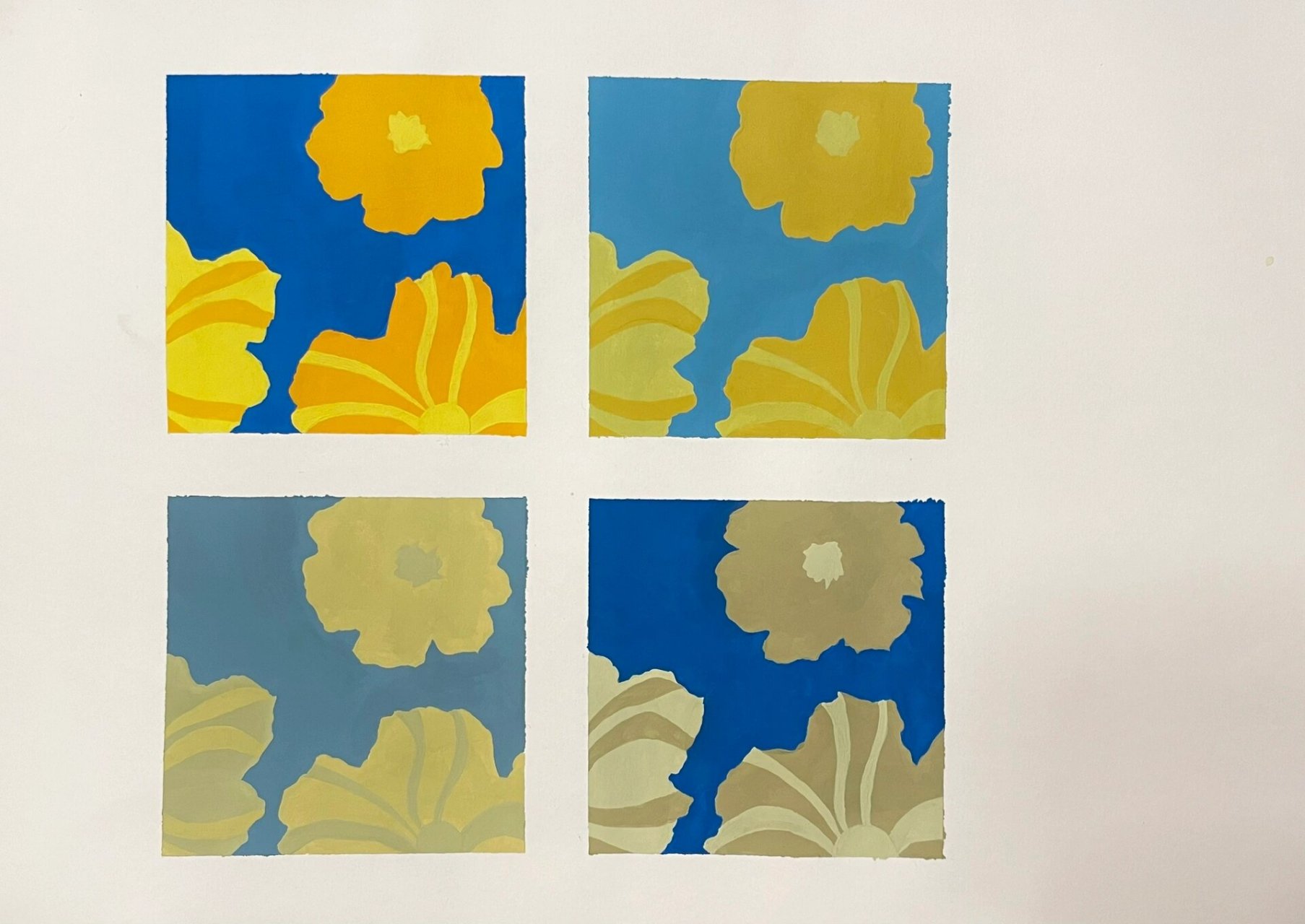 色彩构成大合集 图2:色彩解构(解构对象在另一篇笔记哦) 图3,4:明度九