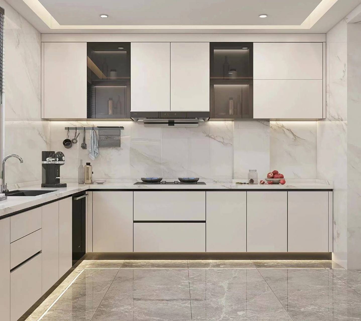 厨房装修|厨房设计效果图案例分享 全屋定制|厨房装修灵感