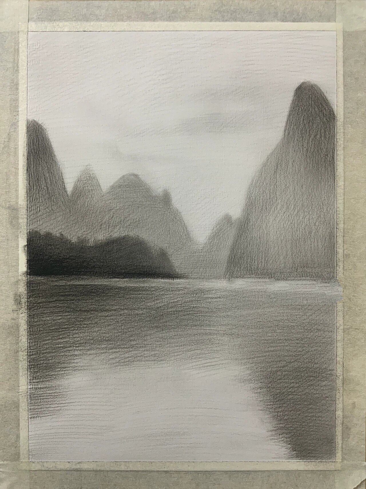 意境素描图片