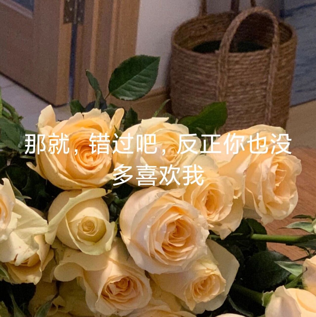 "那就,错过吧,反正你也没多喜欢我." 1.