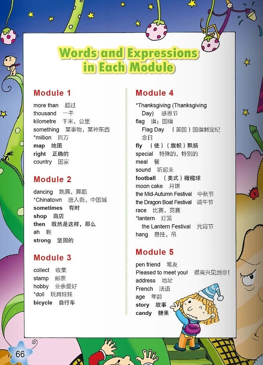 教材笔记|外研社英语六年级上册单词表