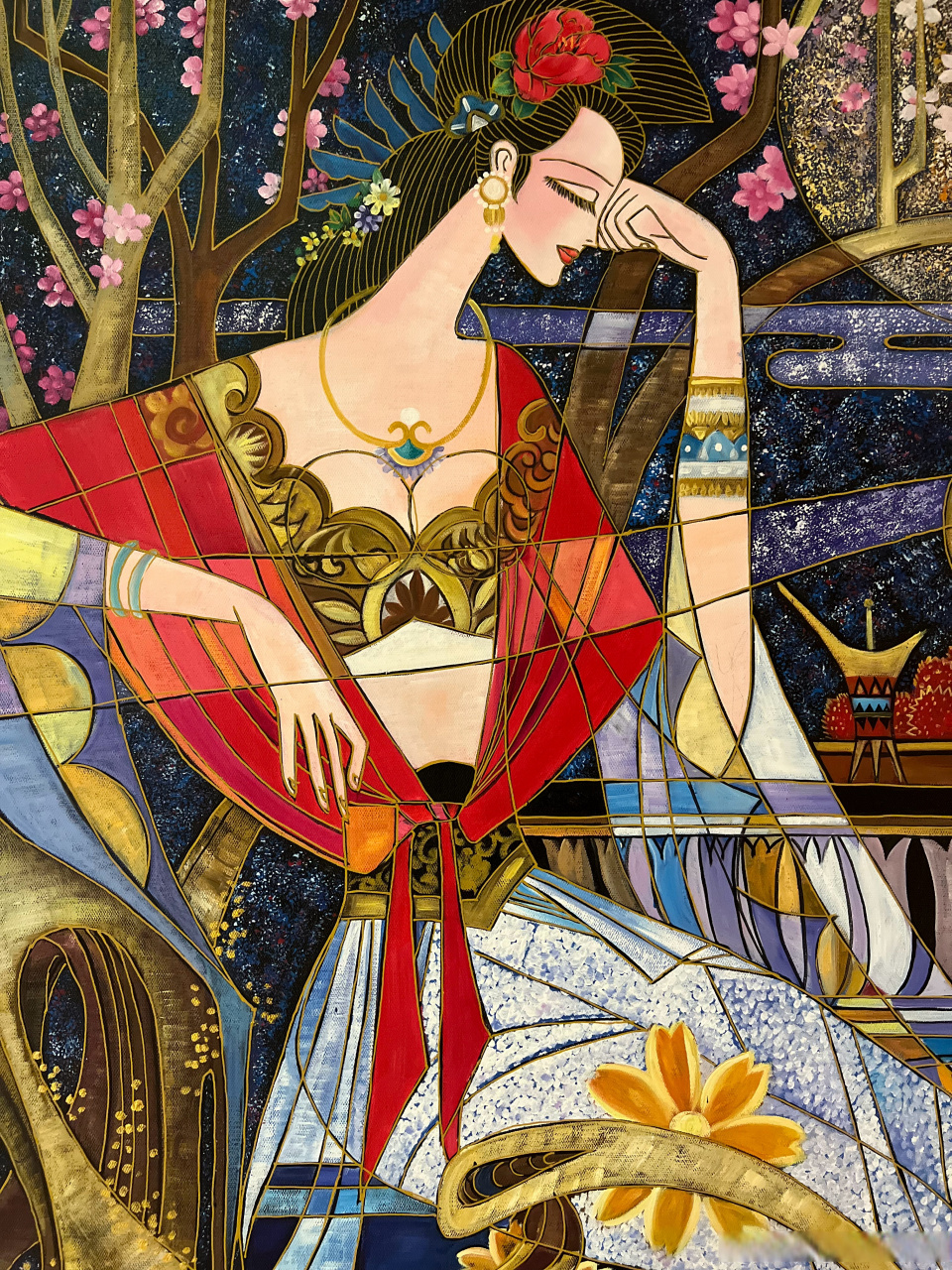 酒店楼下美术馆的青岛大嫚简直太飒了～ #齐聚青岛打卡春天