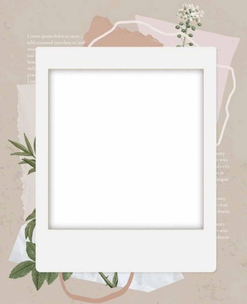 自制拍立得底图 拍立得相纸款晒单底图 	 #朋友圈美学# #美图# #原创