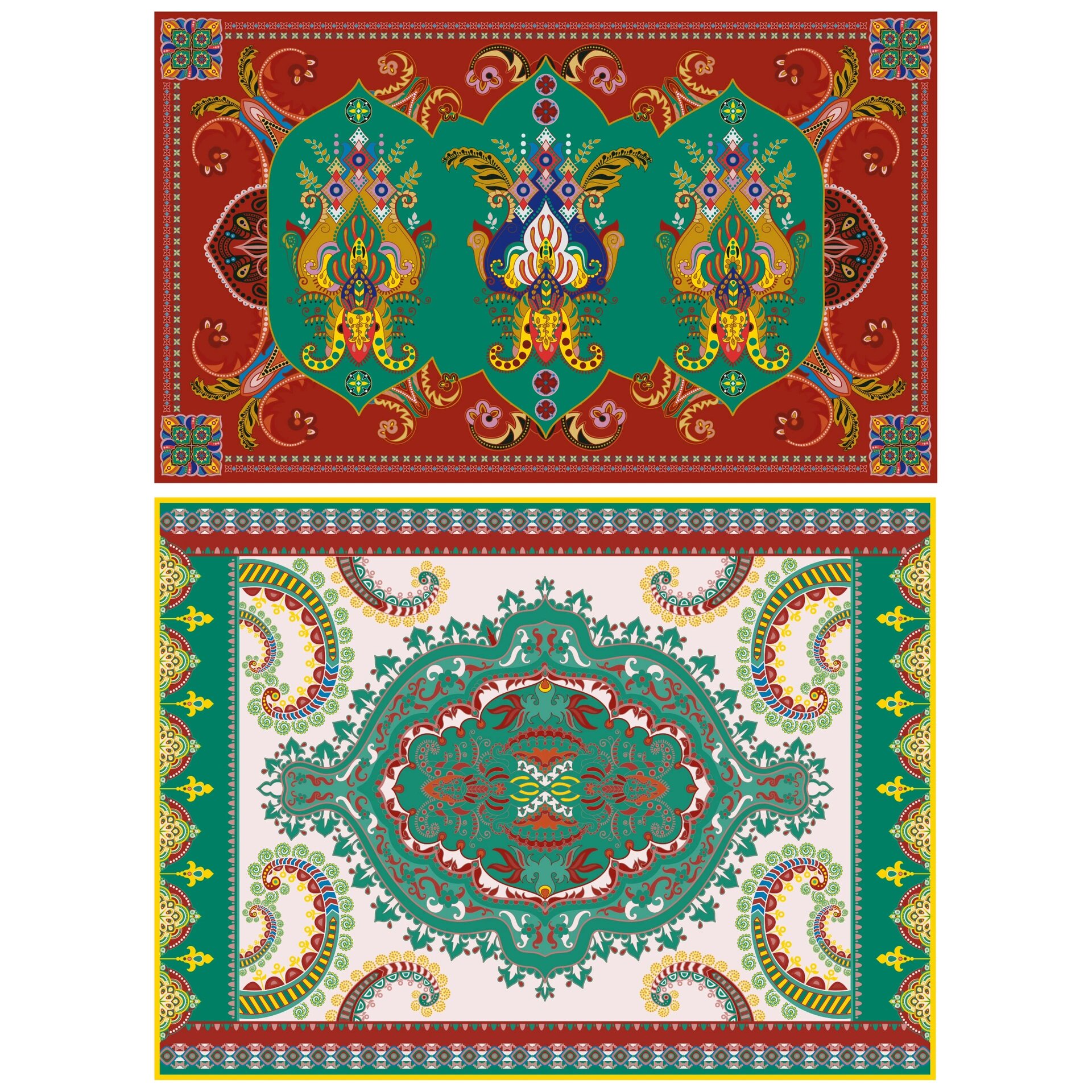 维吾尔族新疆传统民族纹样ai矢量