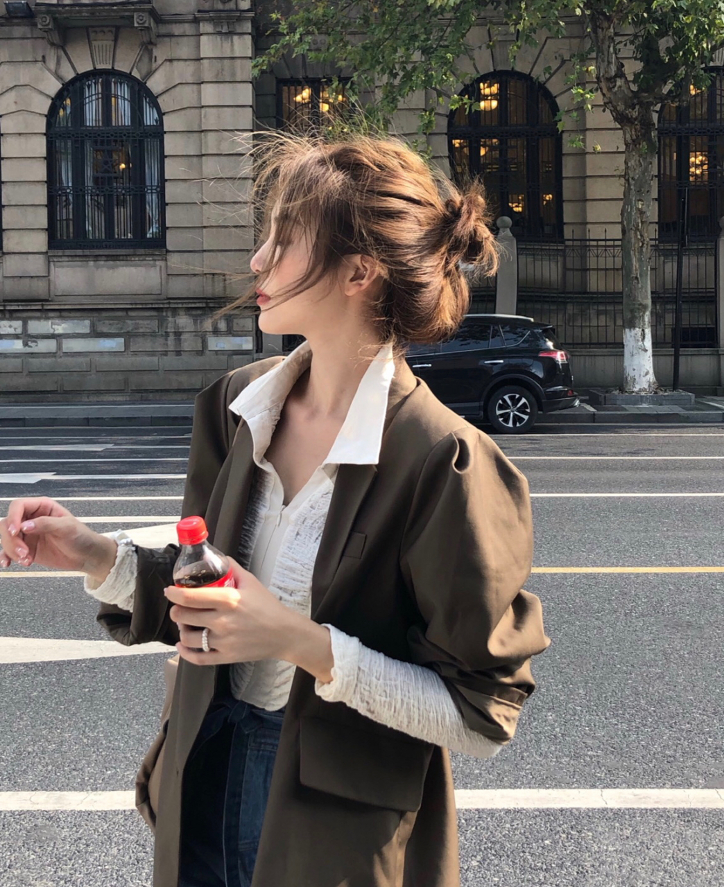 韩系发色推荐～奶茶栗棕色 超显白又高级 广州染发 广州烫发 广州理发