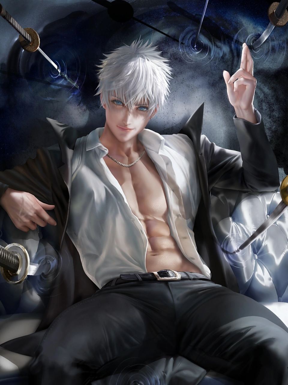 sakimichan☆动漫腹肌