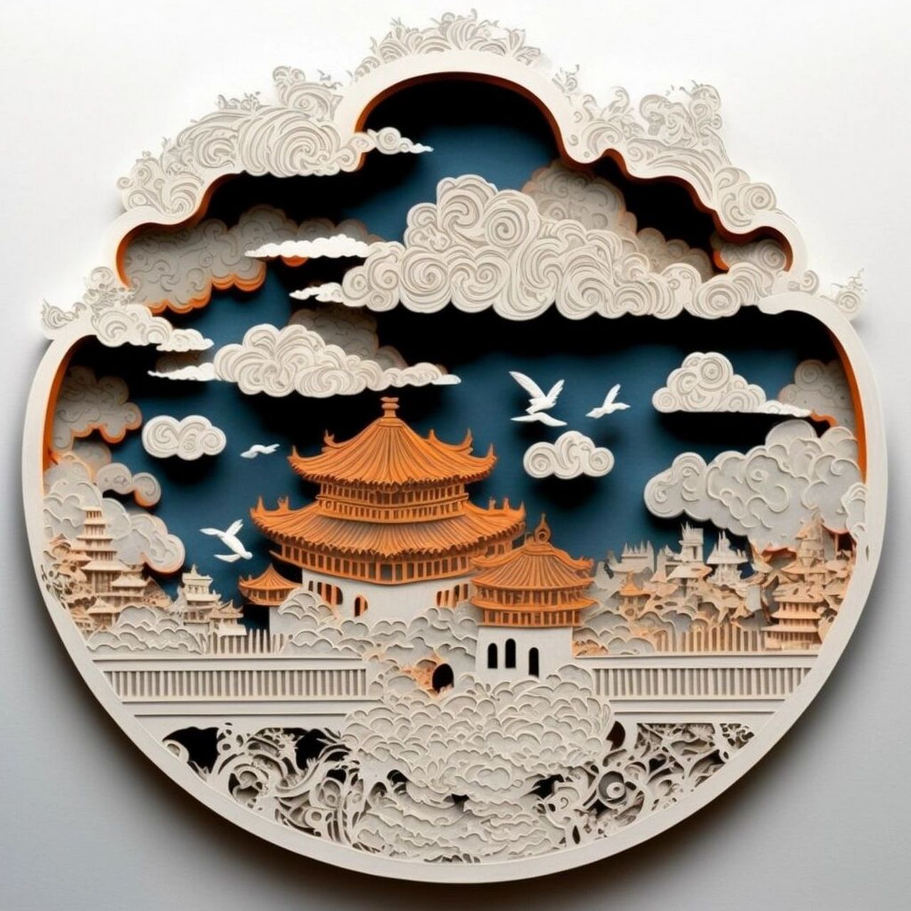 中式剪纸艺术,故宫