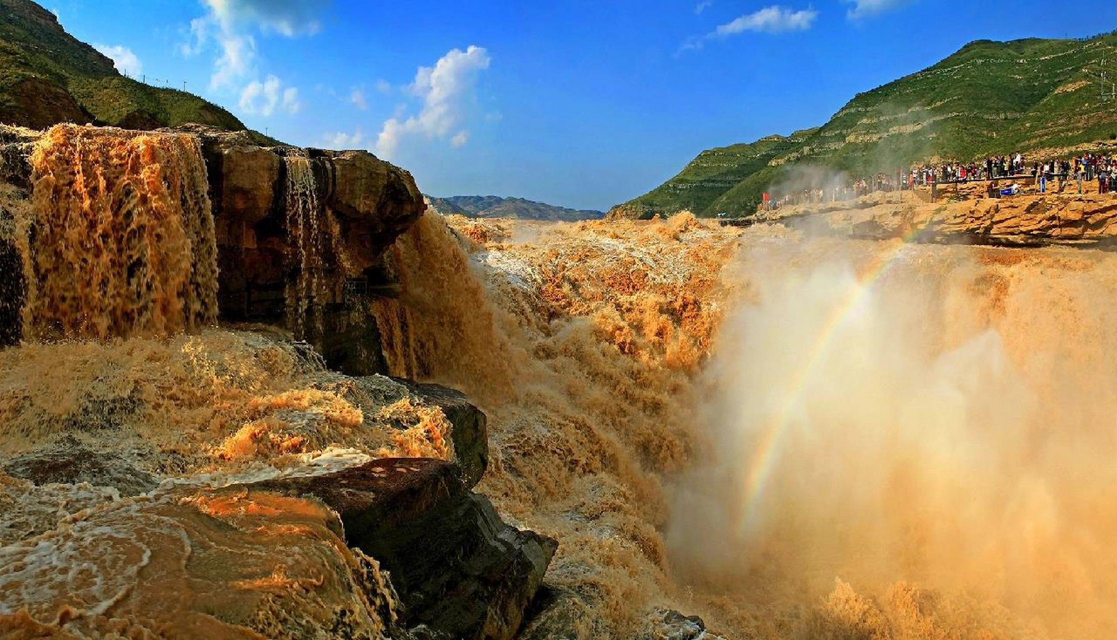 壶口瀑布 壶口瀑布是国家级风景名胜区,国家aaaaa级旅游景区