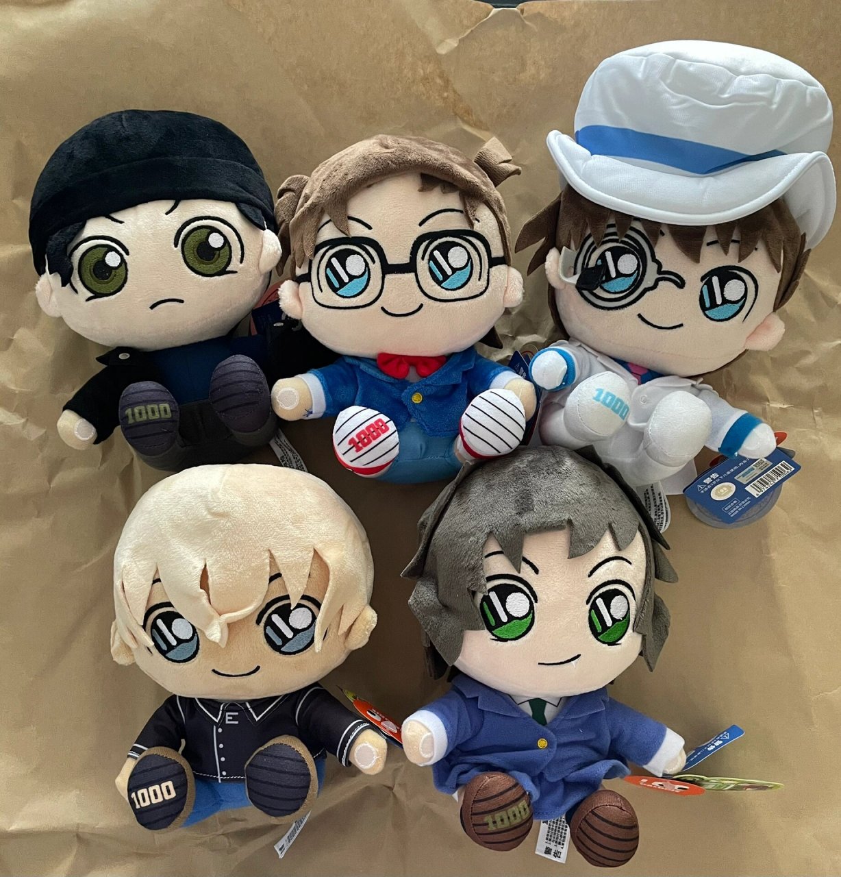 名侦探柯南玩偶集齐 太喜欢了 超级可爱, 超q的