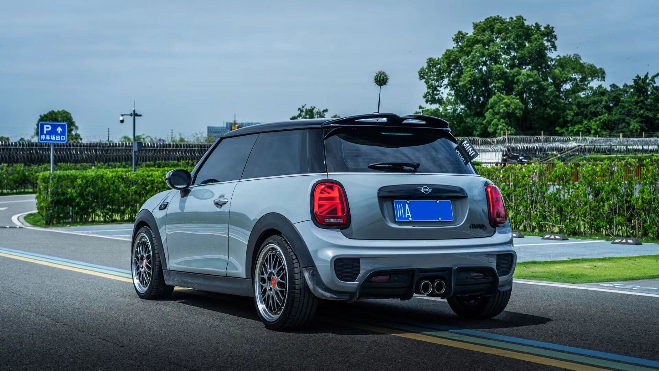 mini f56 67改jcw套件 prp排气 原厂 mini f56 67改jcw套件 bbslm