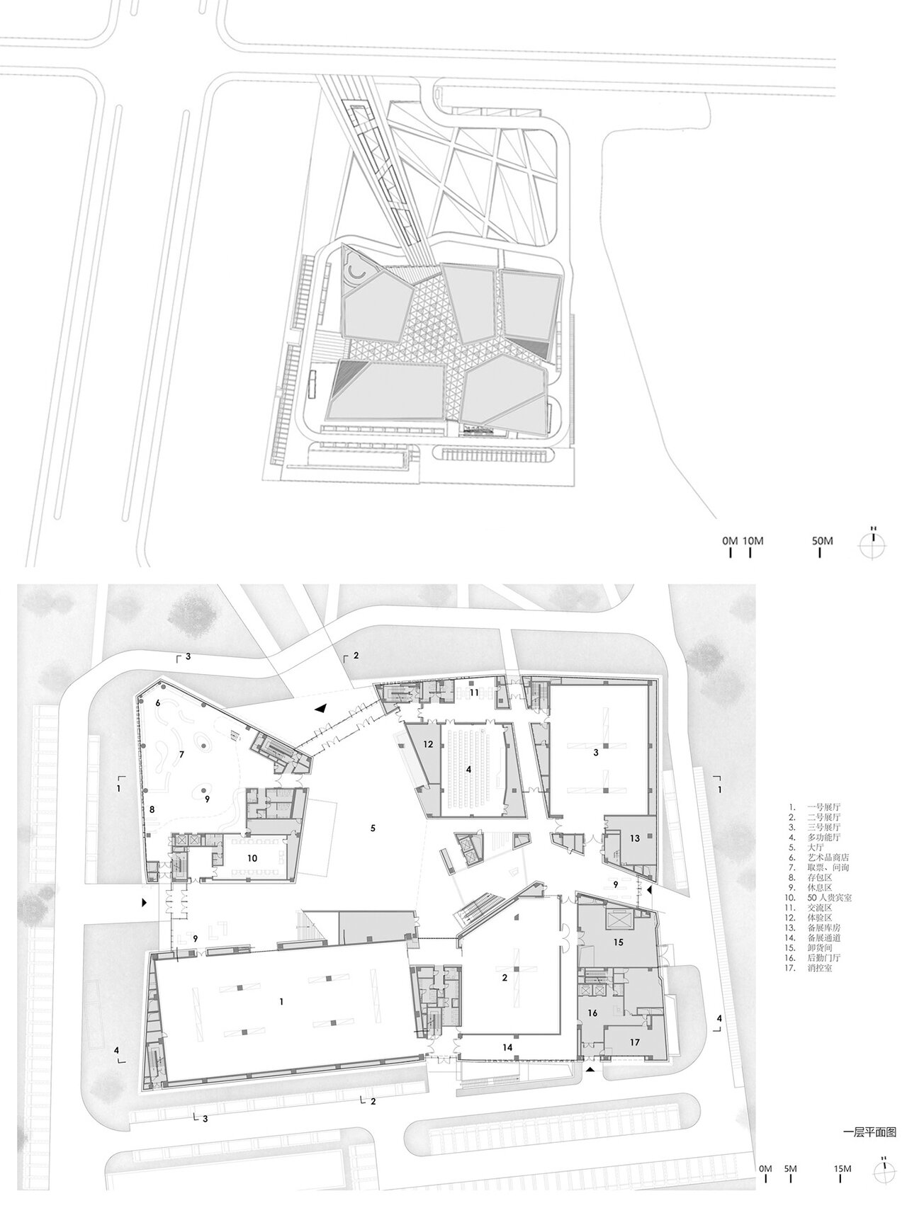建筑快题案例精选43|宁夏美术馆 【项目名称】宁夏美术馆 【项目类型