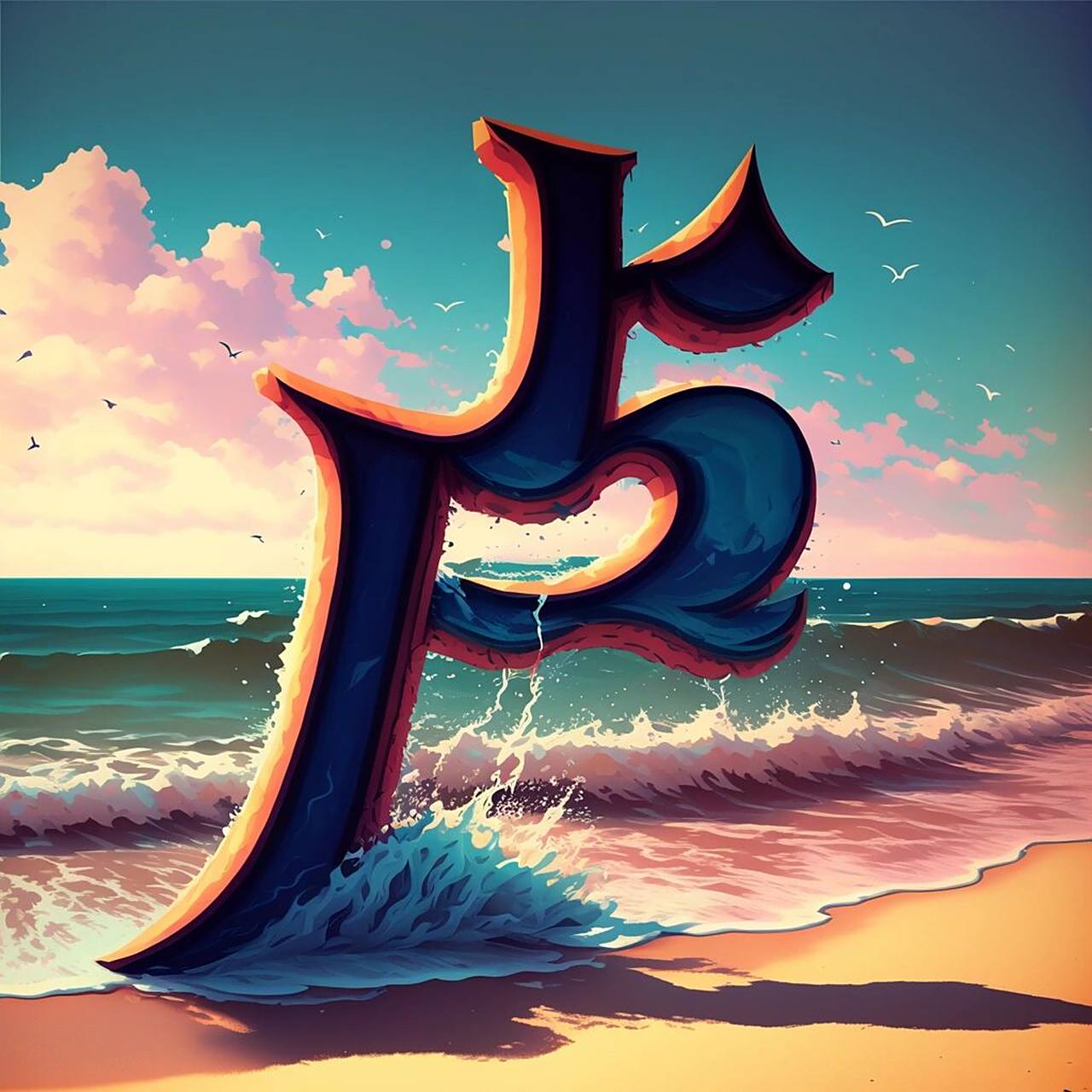 艺术字体设计·姓氏头像·卢