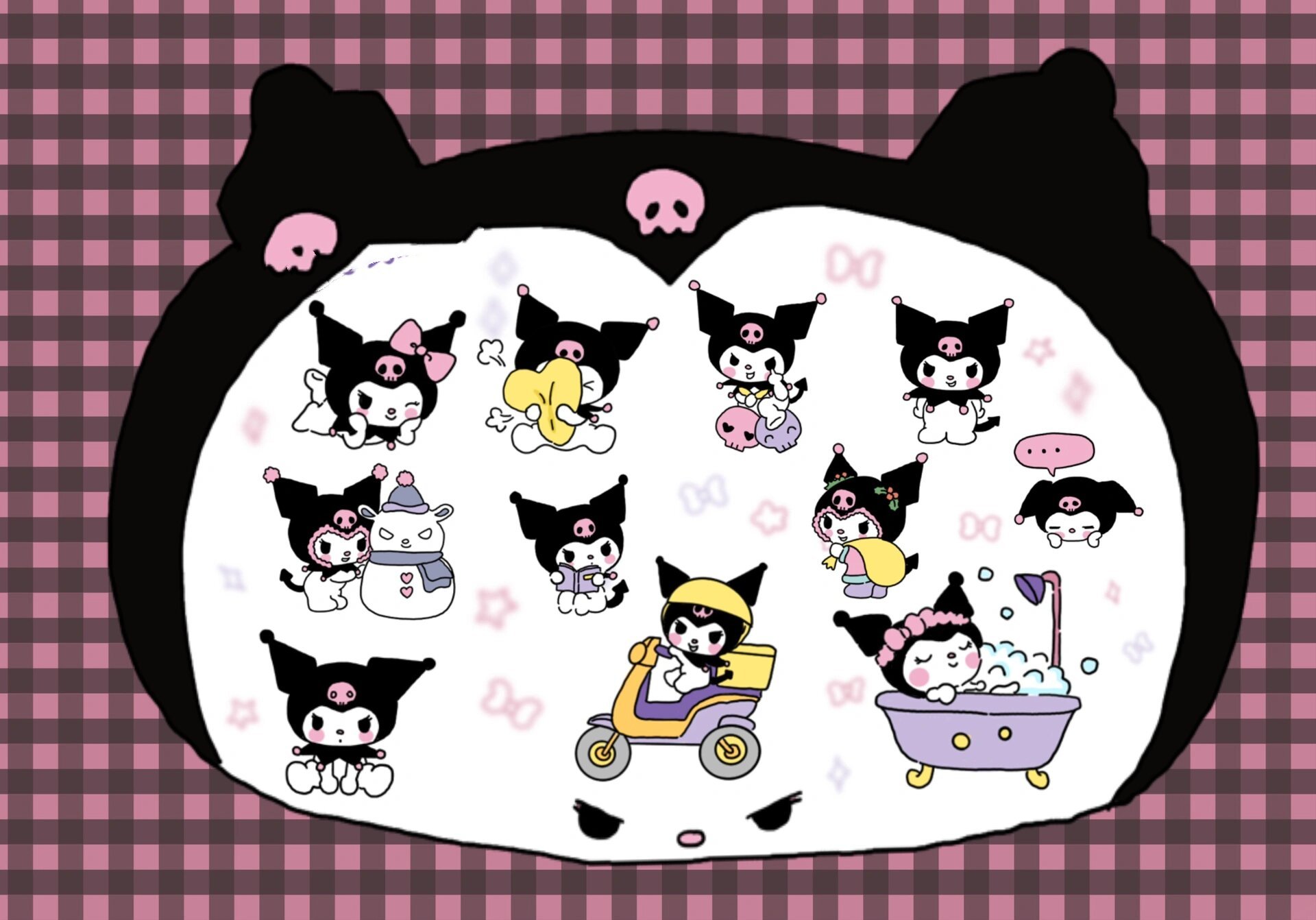 三丽鸥平板壁纸～✨✨ kitty 库洛米 玉桂狗 美乐蒂四小只平板