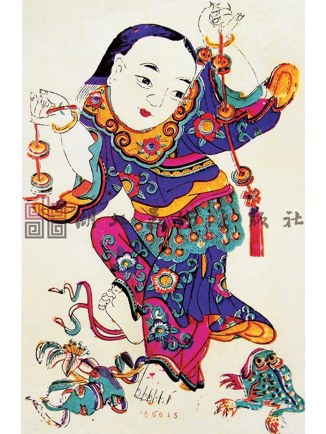 年画(非遗)——刘海戏金蟾