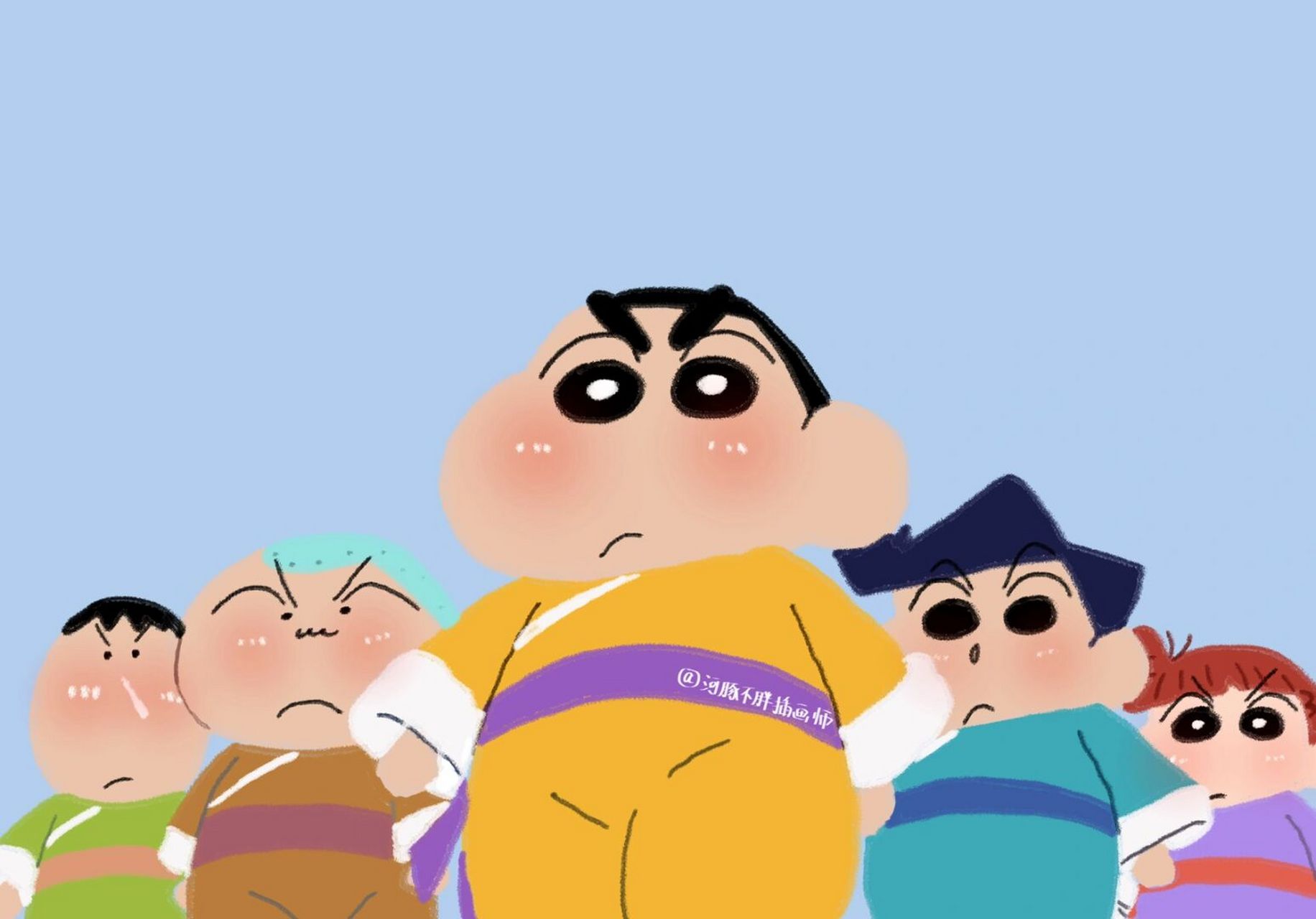 蜡笔小新ipad壁纸第四弹 感觉小新的已经发了好多了,是不是要停了?