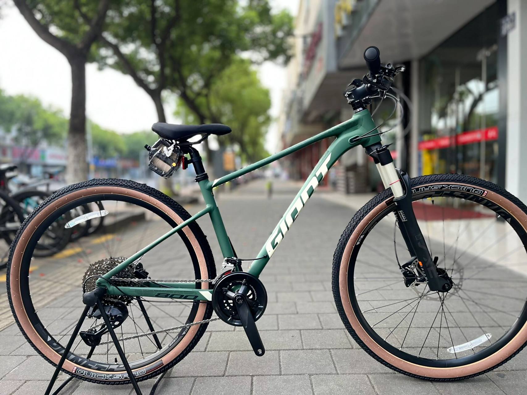 捷安特24款xtc800 全消光寻猎绿 24款xtc 800到货咯