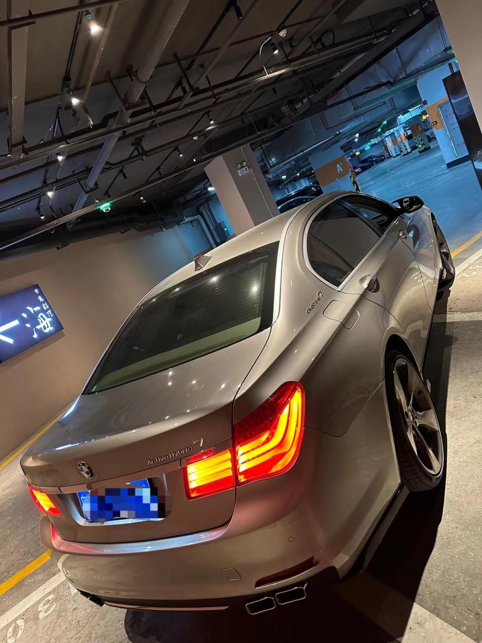 宝马750油电混合.active hybrid 7全网就两台在售. 油电混合王者4.