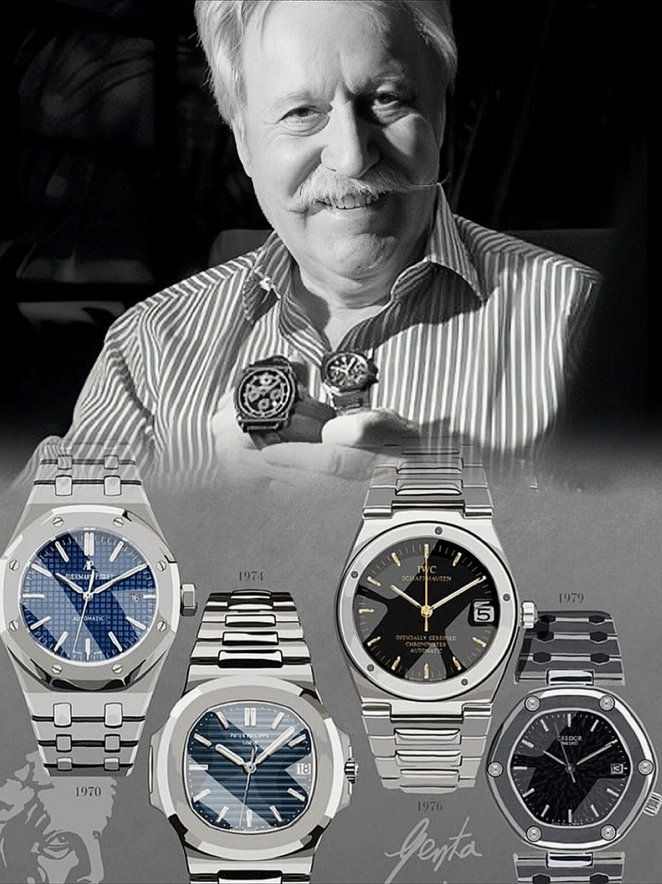 鹦鹉螺之父|"鬼才"杰罗尊达和他的钟表帝 杰罗·尊达先生和达芬奇一样