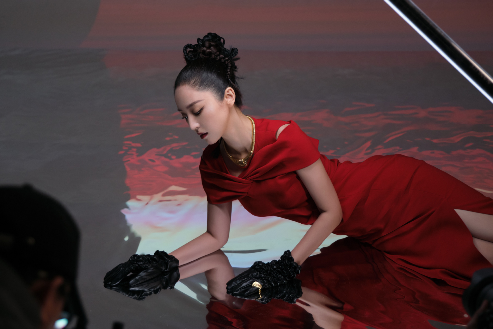 董璇杂志大片花絮组图