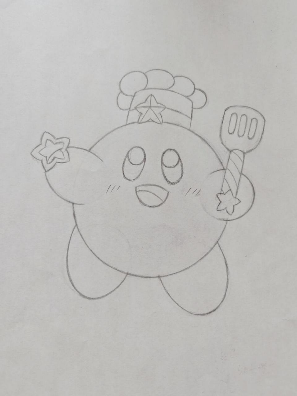 一看就会系列之星之卡比简笔画#星之卡比# #简笔画# #零基础学画画