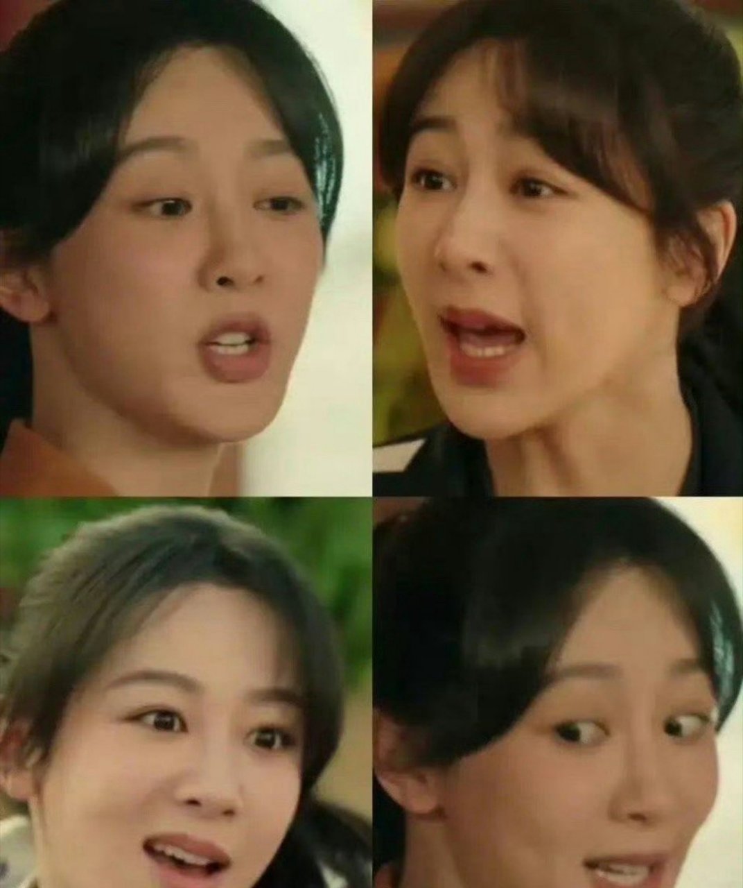 后来看杨紫演什么都像邱莹莹.