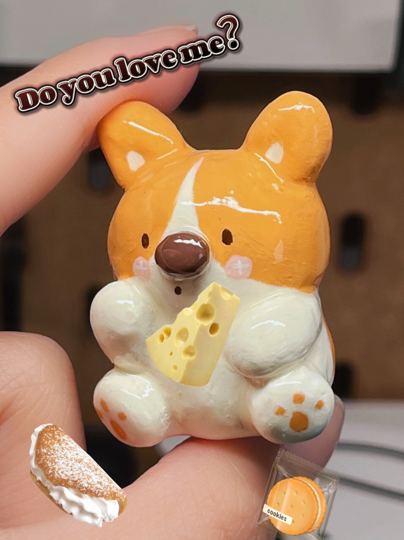 石塑粘土|拜托柯基狗狗尊嘟很可爱