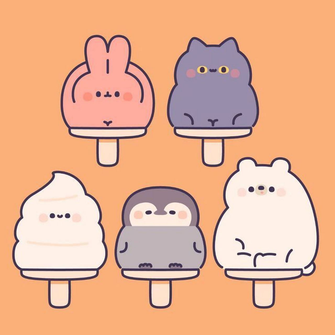 萌萌哒贴纸简笔画素材大集合分享|第三弹 萌萌小物素材