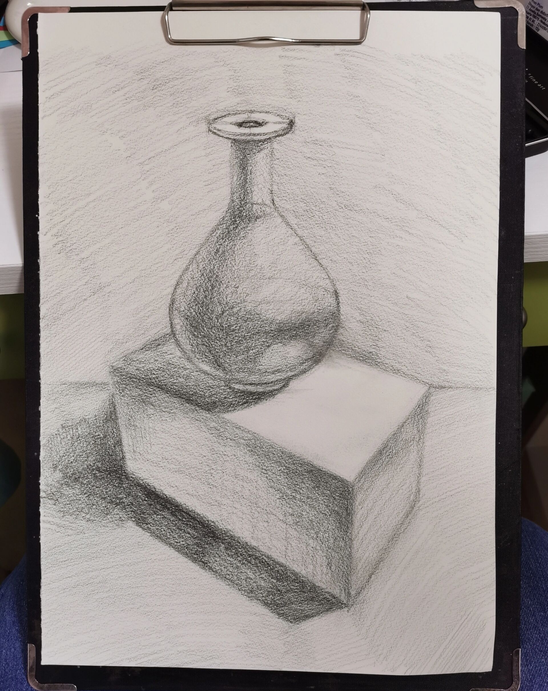 绘画教程|入门级素描步骤  写生原创作品 临摹学习请艾特我 画材在