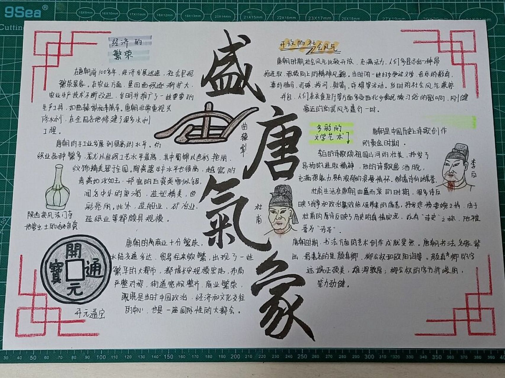 七年级上册历史小报图片