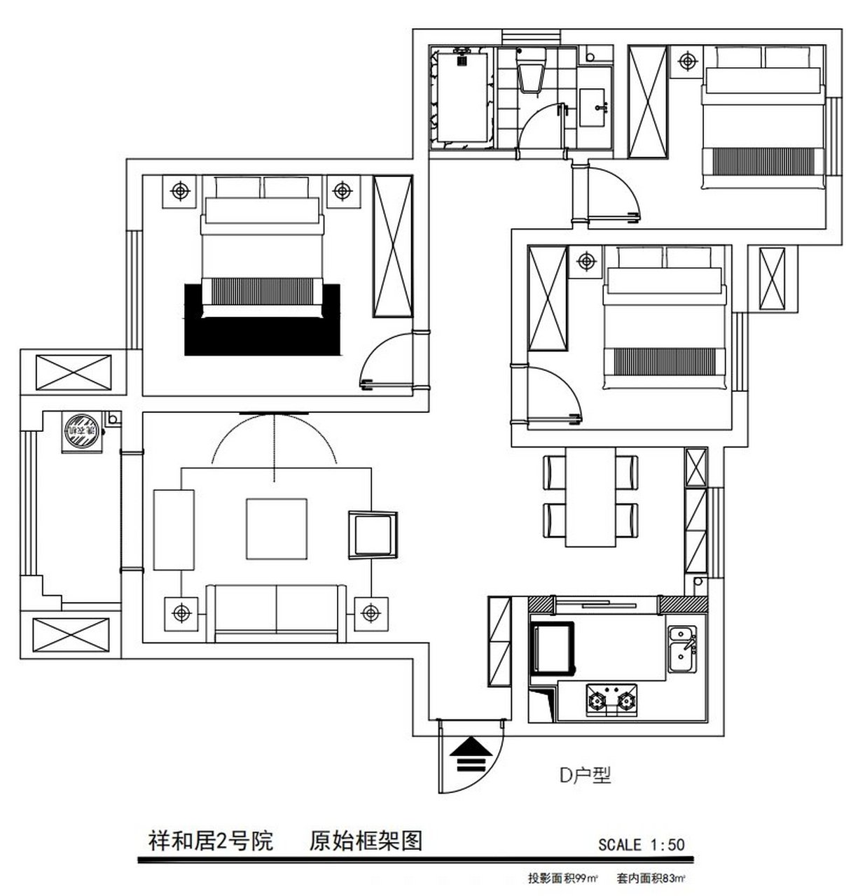 拓丰祥和居户型图图片