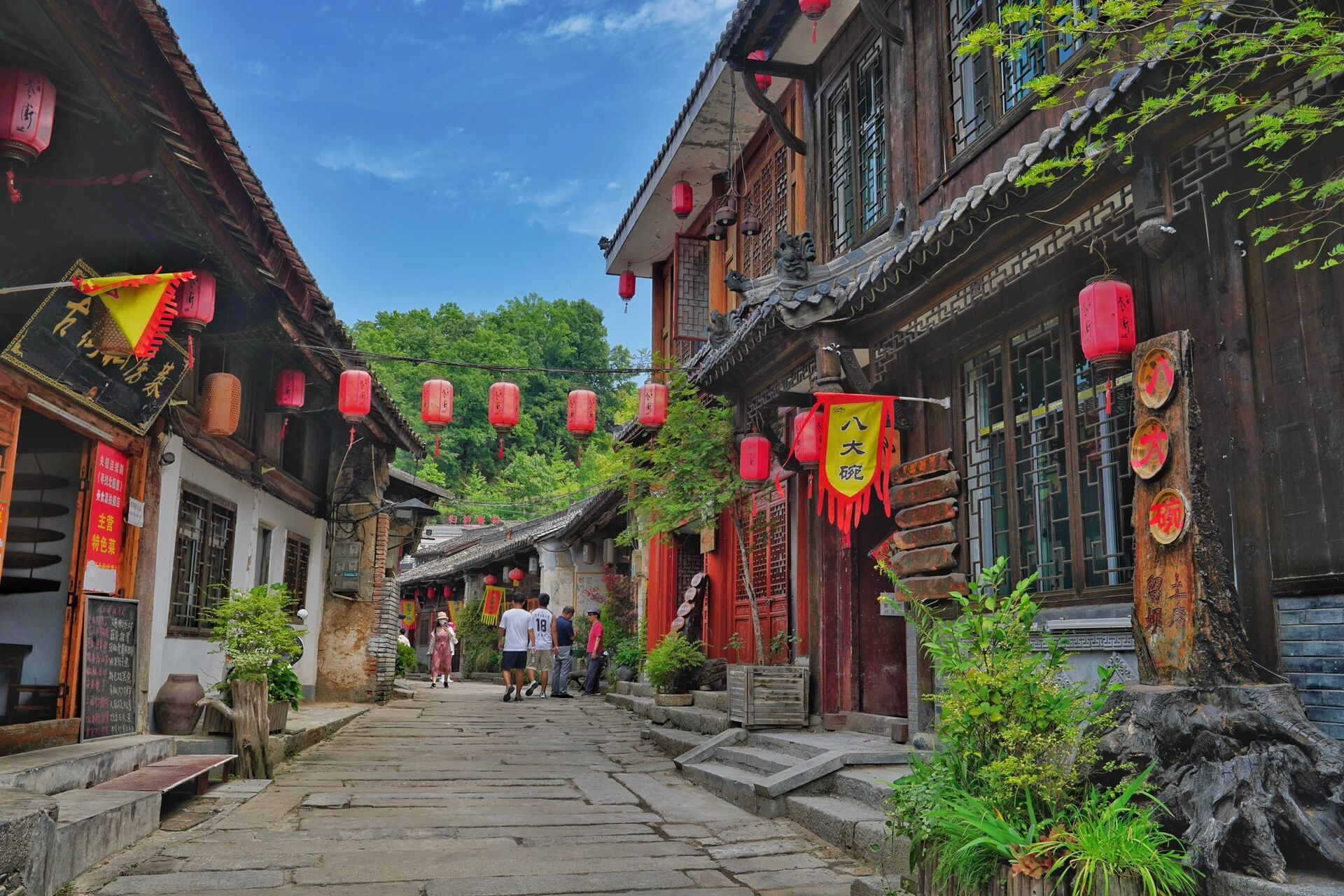 陕西·汉中·留坝·老街(一) 留坝县老街是县城遗留的历史文化街区和