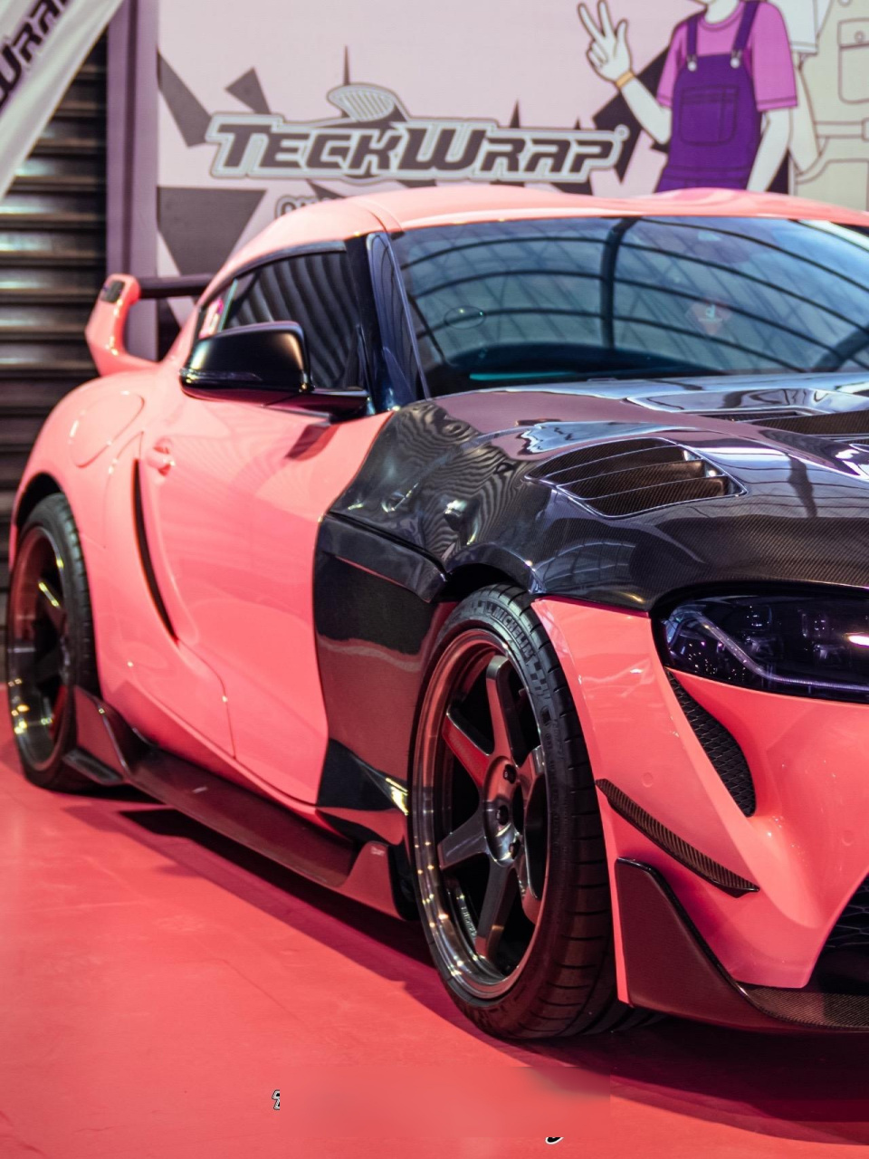 西蒙神奇车库&teckwrap秃鹰改色膜.