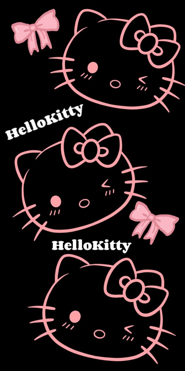 hellokitty 壁纸 可爱的hellokitty黑粉系列