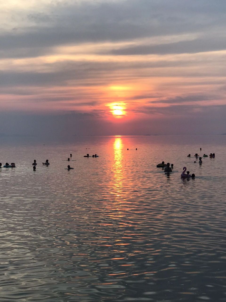 苏州太湖绝美日落,假装在海边的一天