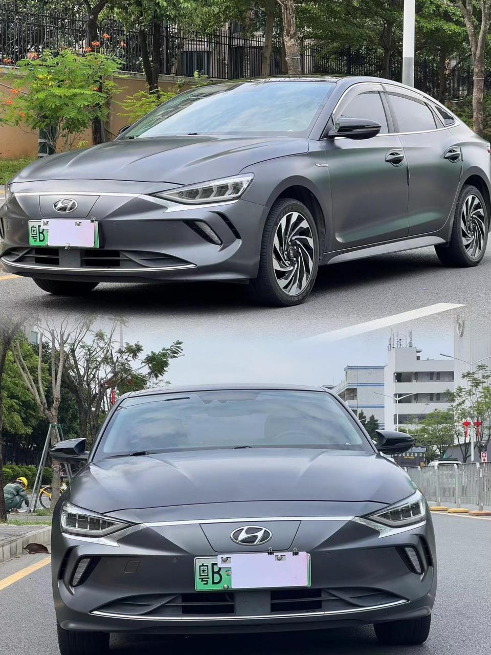 现代菲斯特纯电dlx.20年,一手,悦享版顶配,纯电续航490公里,56.