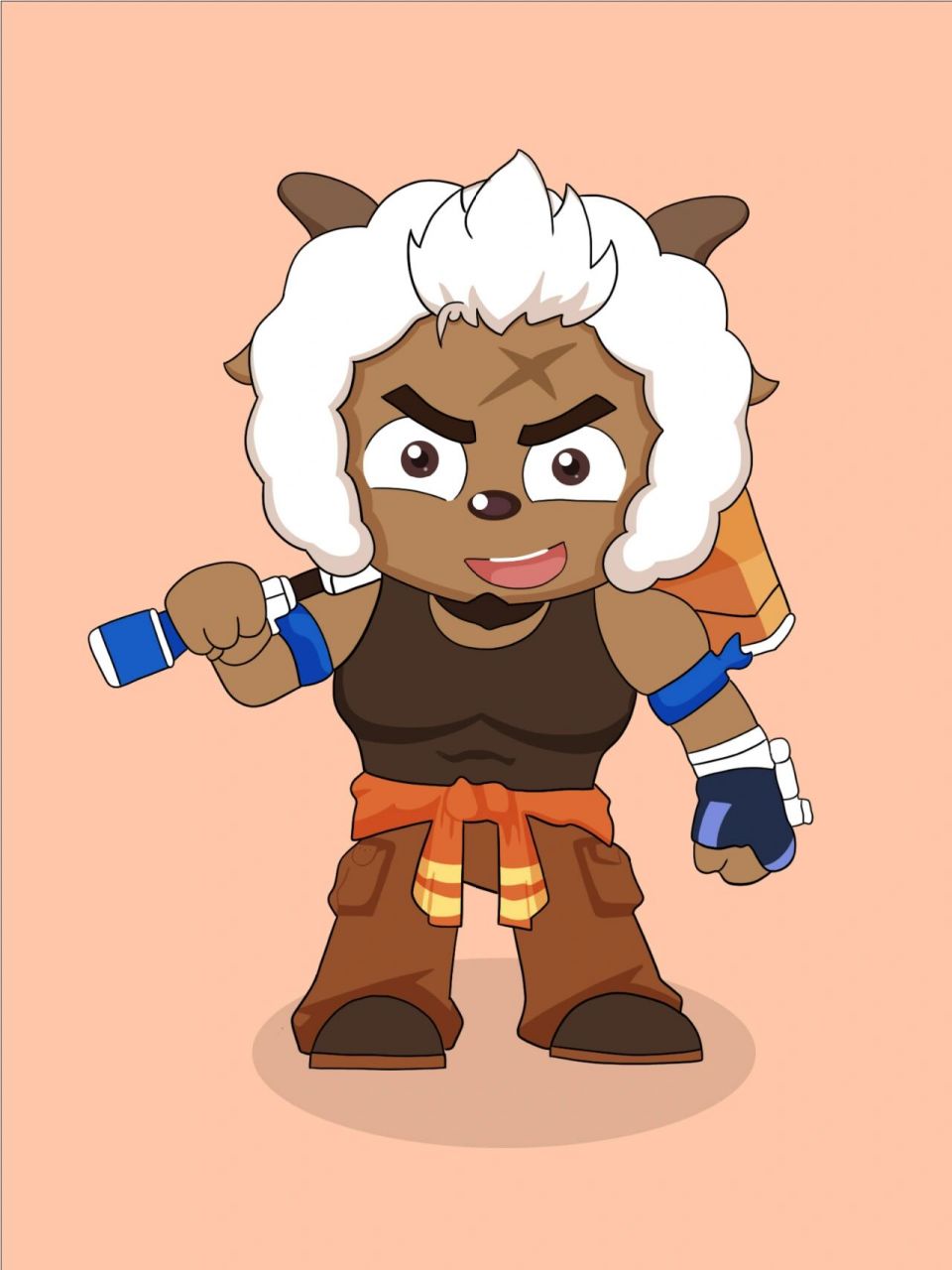 打卡喜羊羊与灰太狼04沸羊羊(含线稿)