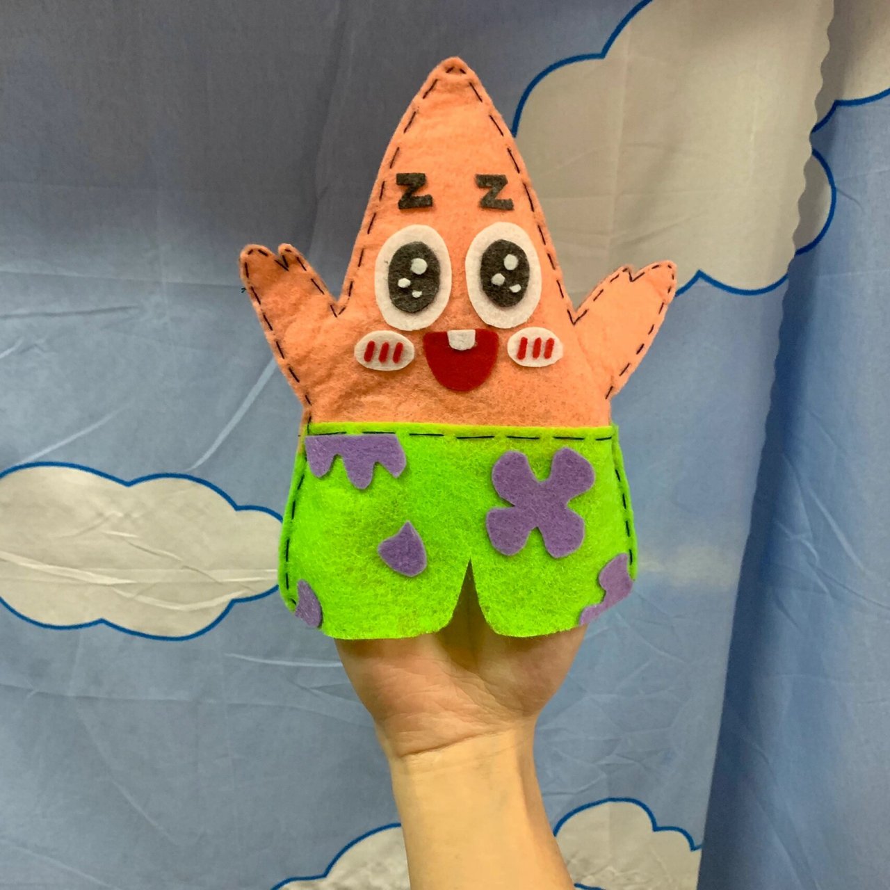 六一特辑 不织布手偶 超可爱的噢 很适合送给小朋友玩儿#不织布手工