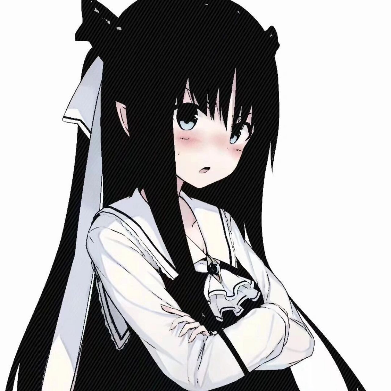 头像]动漫女头 黑色头发         @"pastry-芸桉0493 @"柚茶お_ty