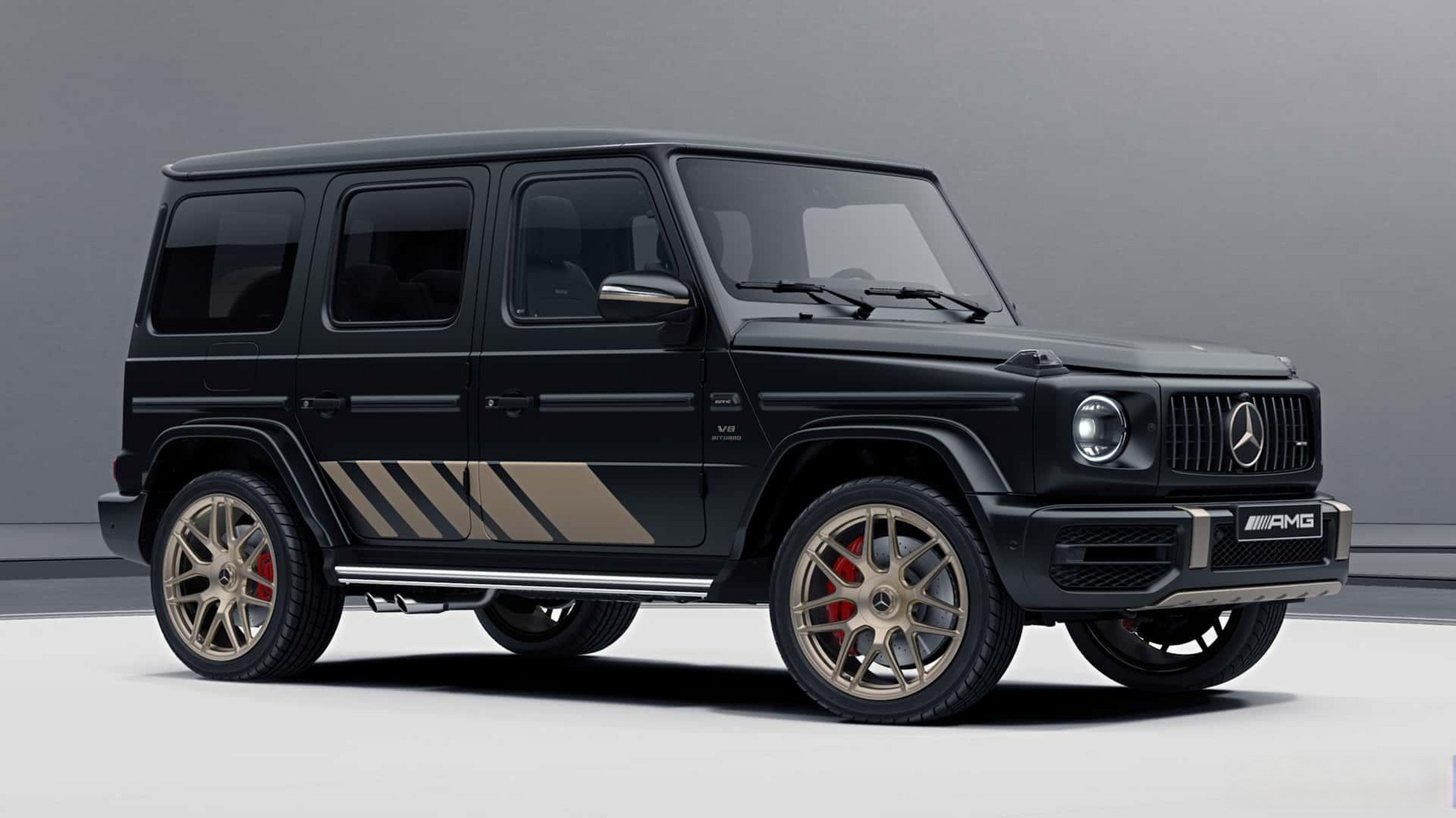奔驰amg g 63 grand edition官图发布:镶金又带钻】近日,梅赛德斯-amg